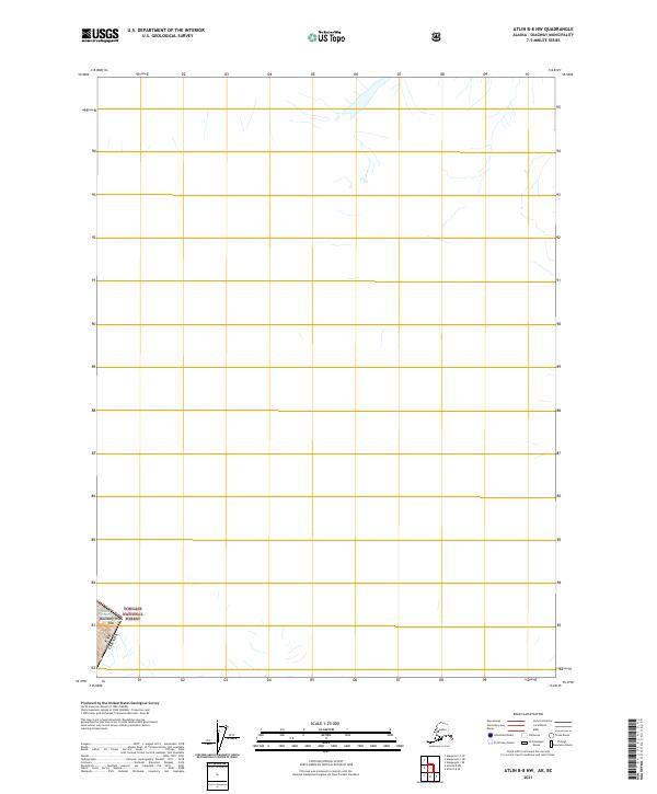 USGS Topographic Map – Atlin B-8 NW