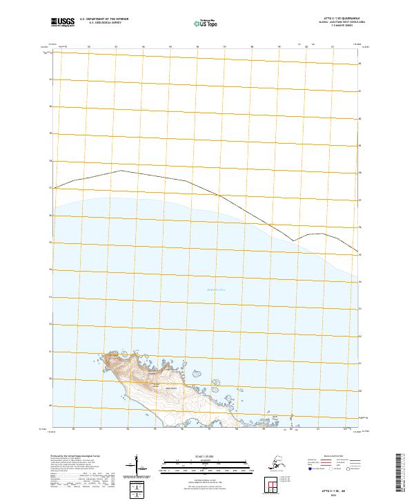 USGS Topographic Map – Attu C-1 SE