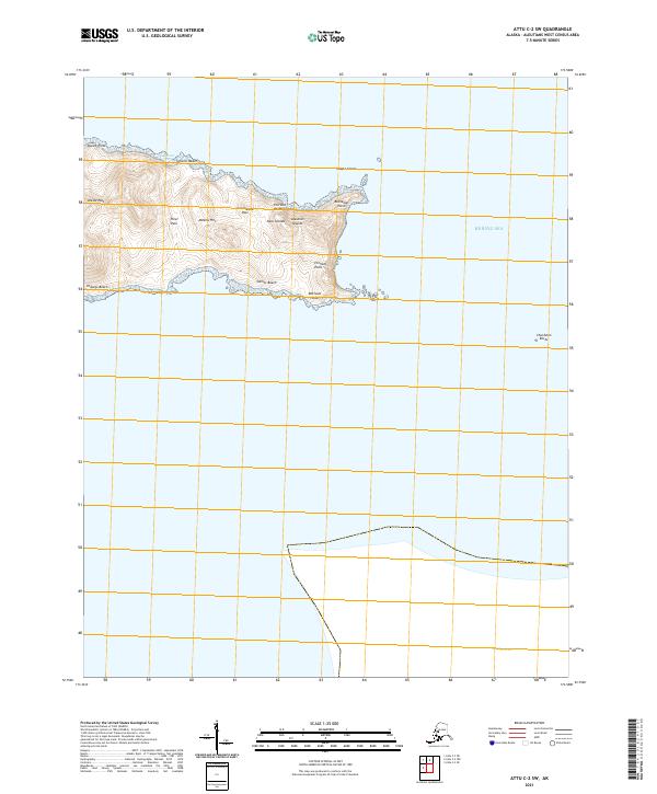 USGS Topographic Map – Attu C-2 SW