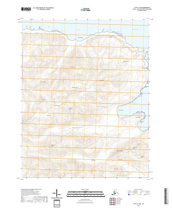 USGS Topographic Map – Attu C-3 NW