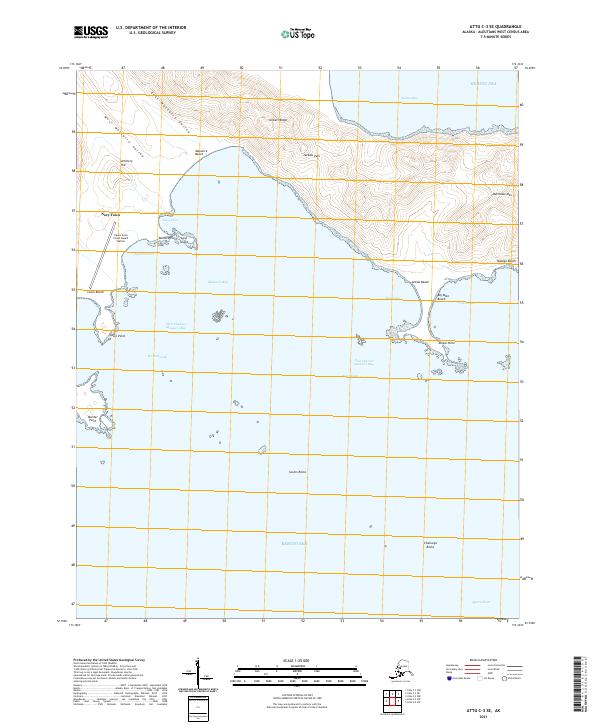 USGS Topographic Map – Attu C-3 SE