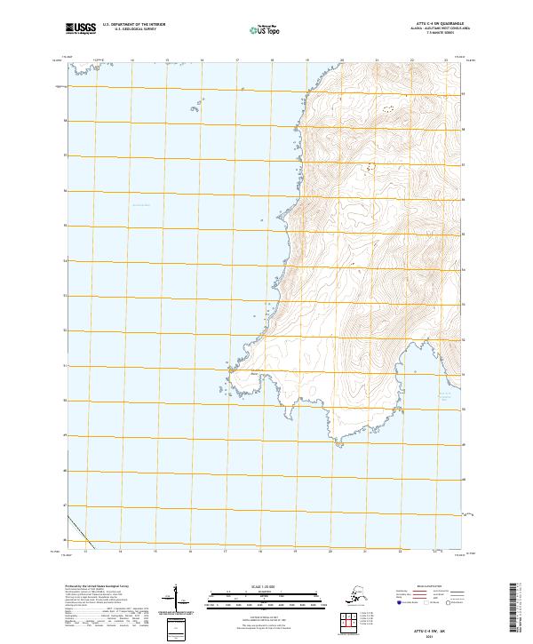 USGS Topographic Map – Attu C-4 SW