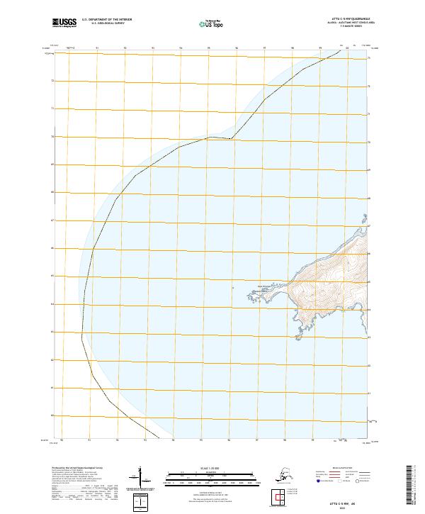 USGS Topographic Map – Attu C-5 NW
