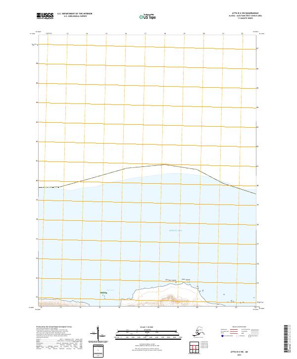 USGS Topographic Map – Attu D-4 SW