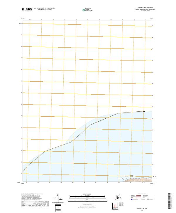 USGS Topographic Map – Attu D-5 SE
