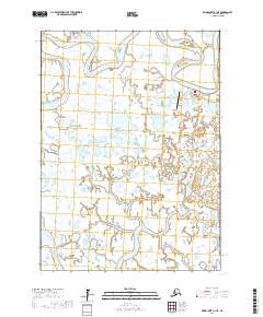 USGS Topographic Map – Baird Inlet A-1 NE
