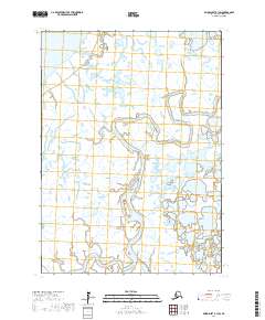 2017 Map of Baird Inlet B-1 SW, 2017 Print