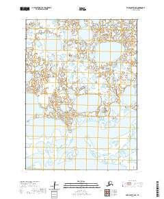 2020 Map of Baird Inlet B-5 NE, 2020 Print