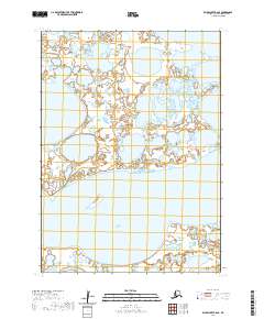 2020 Map of Baird Inlet B-6 SE, 2020 Print