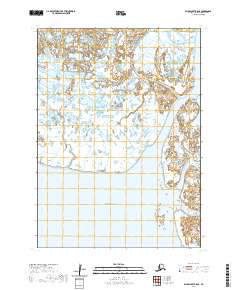 USGS Topographic Map – Baird Inlet B-8 SE