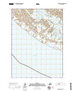 2020 Map of Baird Inlet B-8 SW, 2020 Print