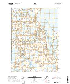 USGS Topographic Map – Baird Inlet D-2 NW