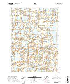 2017 Map of Baird Inlet D-3 SE, 2017 Print