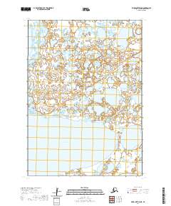 2020 Map of Baird Inlet D-5 NE, 2020 Print
