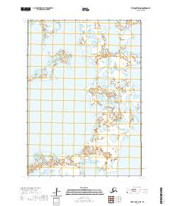 USGS Topographic Map – Baird Inlet D-6 NE