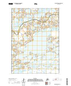 USGS Topographic Map – Baird Inlet D-7 NE