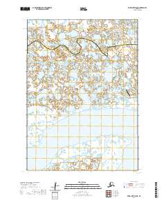 USGS Topographic Map – Baird Inlet D-8 NE