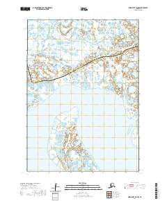 USGS Topographic Map – Baird Inlet D-8 NW