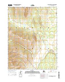 2015 Map of Baird Mountains A-2 NW, 2015 Print