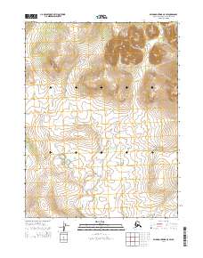 2014 Map of Baird Mountains A-5 SW, 2014 Print