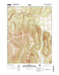 2014 Map of Baird Mountains A-6 NE, 2014 Print