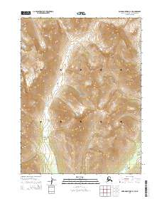2015 Map of Baird Mountains B-1 NE, 2015 Print