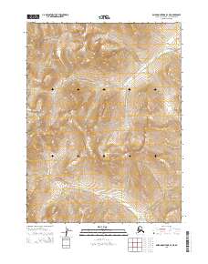 2015 Map of Baird Mountains B-3 NE, 2015 Print