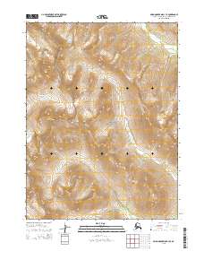 2015 Map of Baird Mountains B-3 SE, 2015 Print