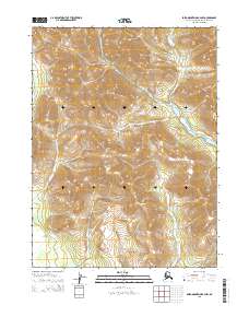 2015 Map of Baird Mountains B-4 NW, 2015 Print
