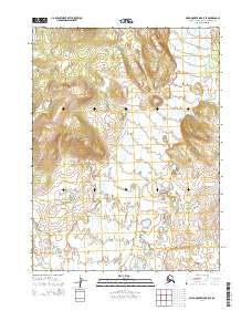 2014 Map of Baird Mountains B-5 SE, 2014 Print