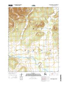 2014 Map of Baird Mountains B-5 SW, 2014 Print