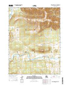 2014 Map of Baird Mountains B-6 SE, 2014 Print