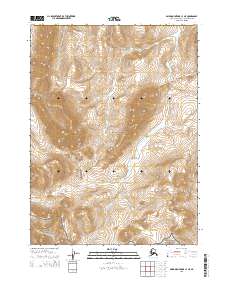 2015 Map of Baird Mountains C-1 NE, 2015 Print