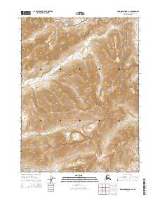 2015 Map of Baird Mountains C-1 SE, 2015 Print