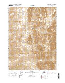 2015 Map of Baird Mountains C-2 NE, 2015 Print