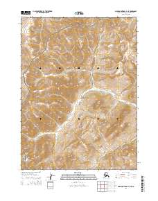 2015 Map of Baird Mountains C-3 NE, 2015 Print