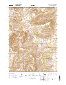 2015 Map of Baird Mountains C-4 NE, 2015 Print