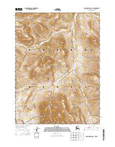 2014 Map of Baird Mountains C-4 NW, 2014 Print