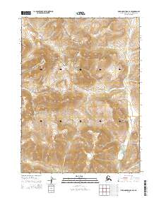 2015 Map of Baird Mountains C-4 SE, 2015 Print