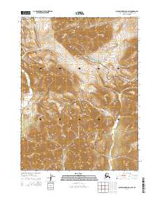 2014 Map of Baird Mountains C-4 SW, 2014 Print
