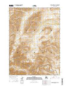 2014 Map of Baird Mountains C-5 NE, 2014 Print