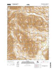2014 Map of Baird Mountains C-5 SE, 2014 Print
