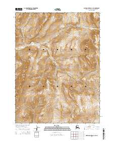 2015 Map of Baird Mountains C-6 NE, 2015 Print