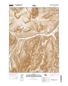 2015 Map of Baird Mountains D-1 SE, 2015 Print