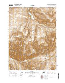 2015 Map of Baird Mountains D-1 SW, 2015 Print
