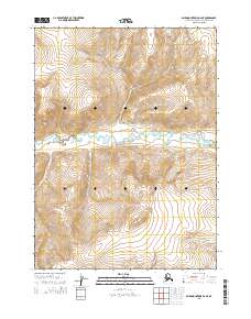 2015 Map of Baird Mountains D-2 NE, 2015 Print