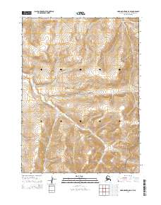 2015 Map of Baird Mountains D-3 SE, 2015 Print