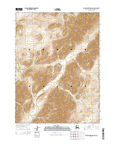 2015 Map of Baird Mountains D-6 SW, 2015 Print