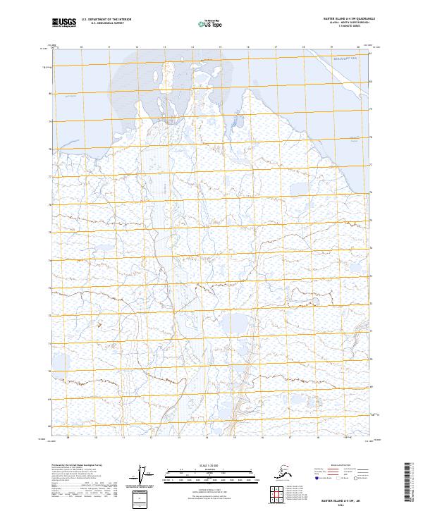 USGS Topographic Map – Barter Island A-4 SW