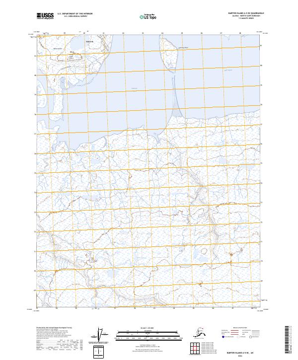 USGS Topographic Map – Barter Island A-5 SE